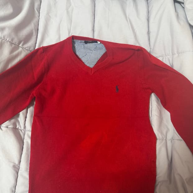 빈티지 폴로 니트