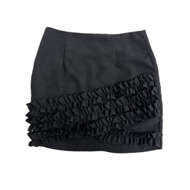 Ruffle Mini Skirt