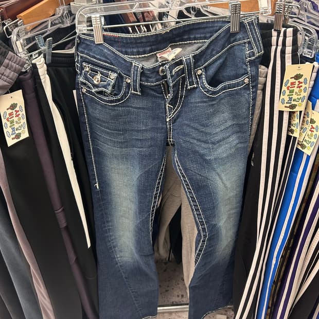 트루릴리젼 빈티지 부츠컷 청바지