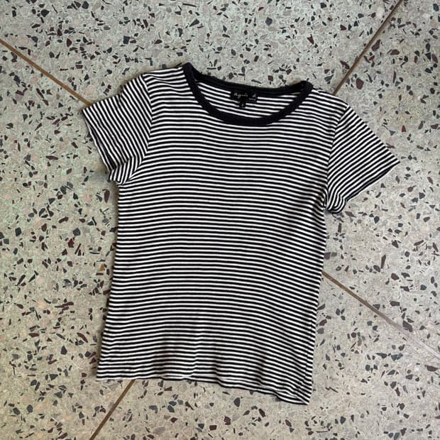 Agnès b. 아네스베 스트라이프 탑