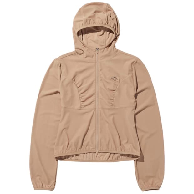 (W) 미스치프 후드 와플 집업 베이지 M사이즈