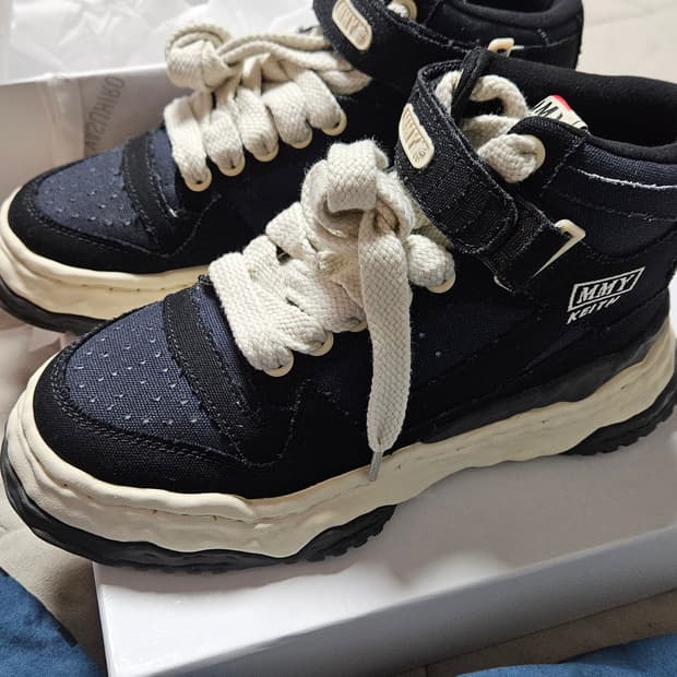 미하라 야스히로 키스 하이 스니커즈 신발 슈즈