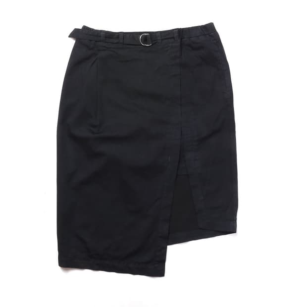 메종 마르지엘라 MM6 Asymmetric Belted Skirt 
