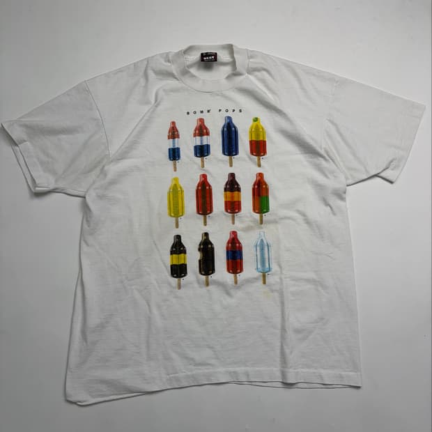 90s Bomb Pops Promo Tee (white)