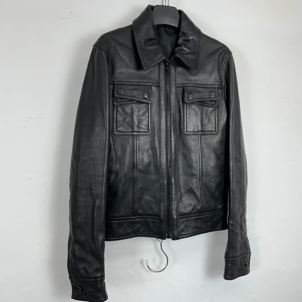 Stud Homme Lambskin Leather Jacket
