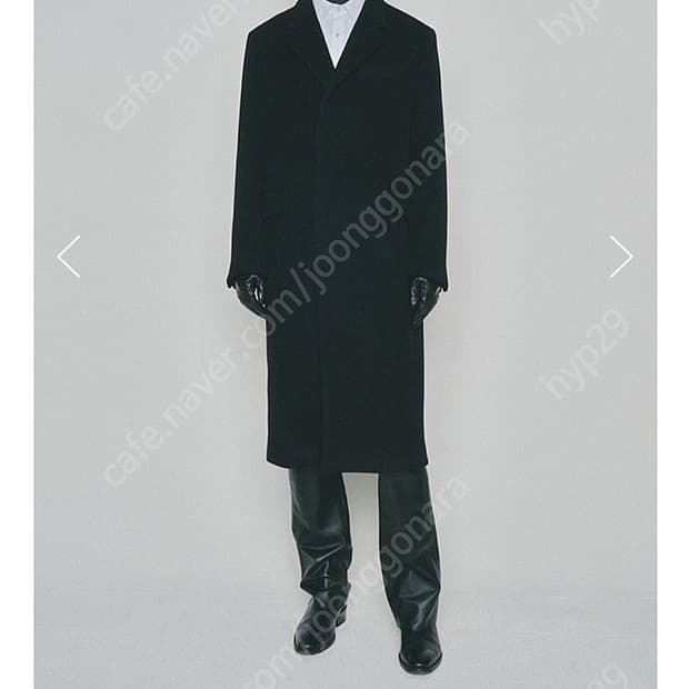 토니웩 캐시미어 싱글 브레스티드 코트