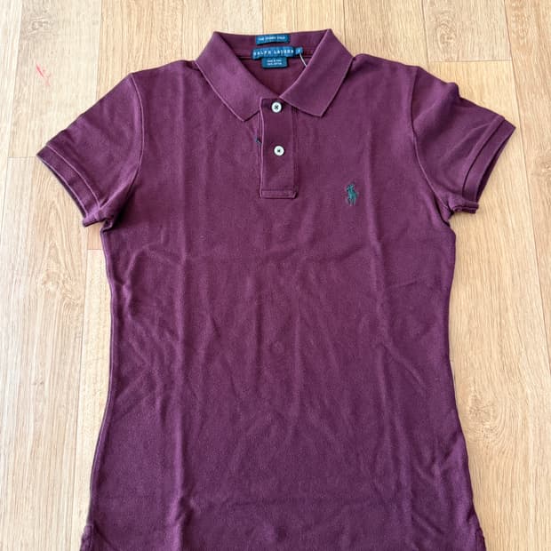 스키니 폴로 랄프로렌 반팔 카라티 S