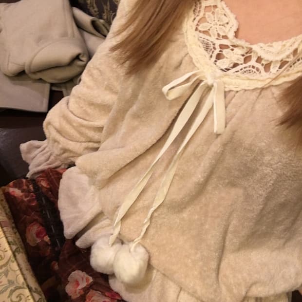 리즈리사 폼폼 라떼 대대장 젤라또 피케 코트