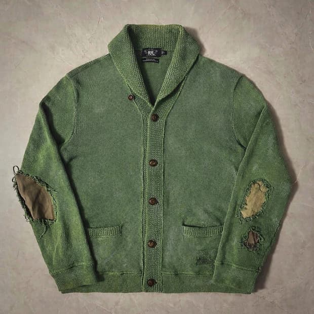 레어템. 더블알엘 가디건 