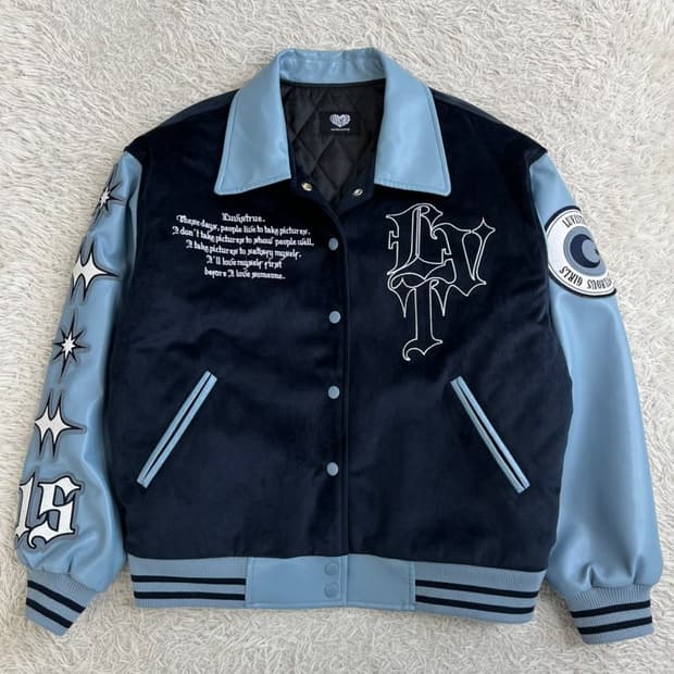 러브이즈트루 바시티 자켓/#3312