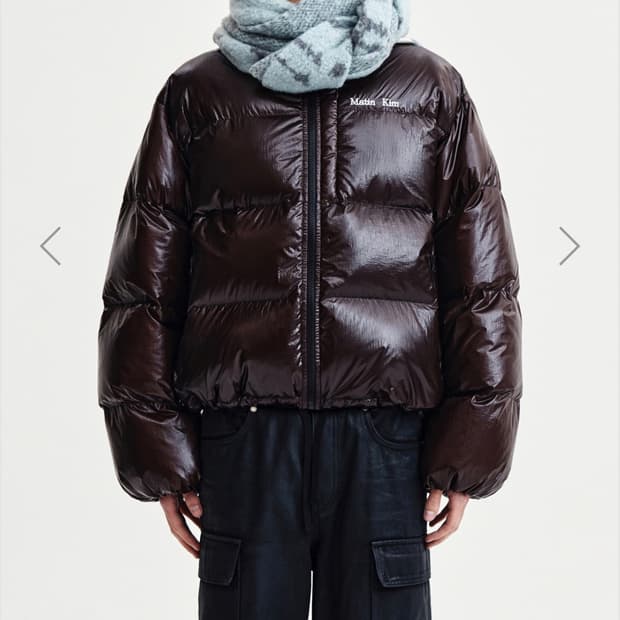 마뗑킴 글로시 푸퍼 패딩