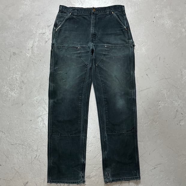 OG 칼하트 B01 더블니 블랙 칼하트 썩블니 카펜터