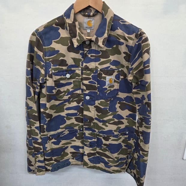 칼하트 미시건 초어 카모 야상자켓 s