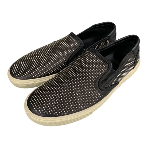 생로랑 스터드 가죽 슬립온 44(285) (gr-3175)