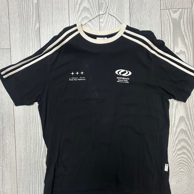 어반디타입 풋볼 져지 티셔츠 블랙 M