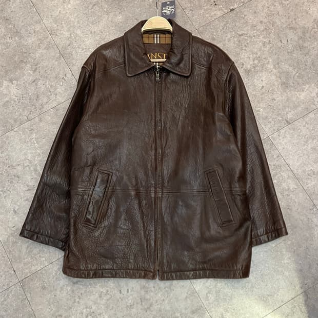 빈티지 양가죽 자켓 브라운 L #csz2910