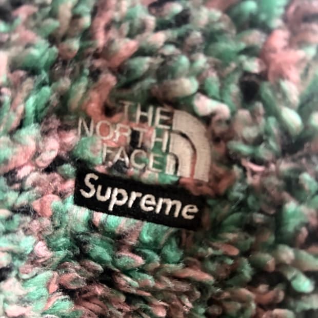 [L]슈프림x노스페이스 하이 파일 플리스