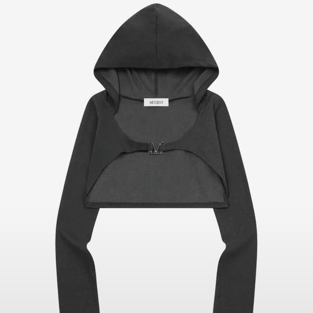 무센트 오펠 메탈 로고 후드 볼레로