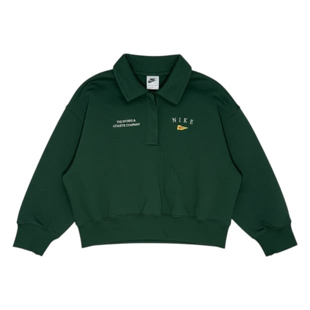 나이키 카라넥 크롭 맨투맨