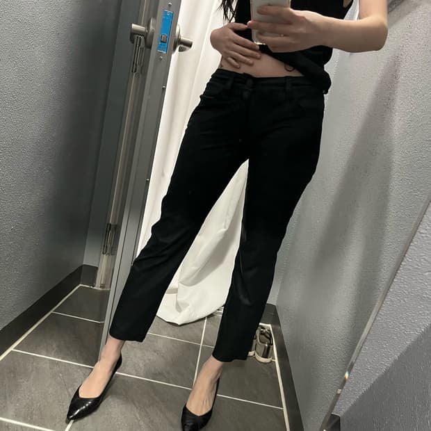 커런트 엘리엇 boyfriend black jean