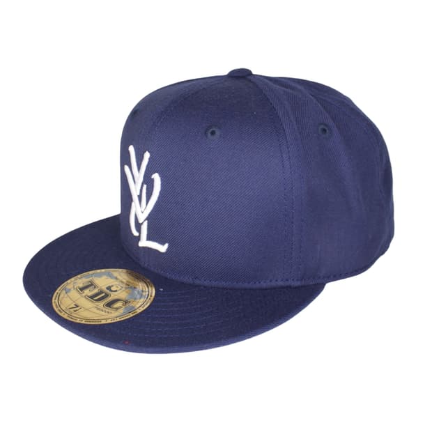 [7 1/4] YVL HAT WHITE ON NAVY (네이비)