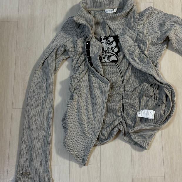 나체 셔링 셔츠 탑