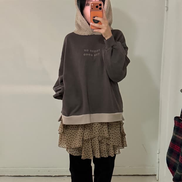 일본빈티지 모리 보아후드 후드스웻