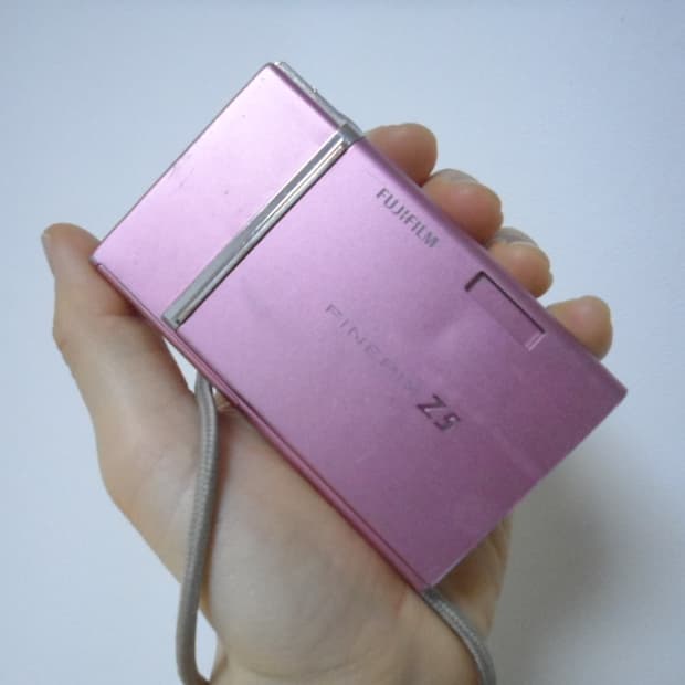 (작례) 후지필름 파인픽스 Z5fd 베이비핑크 디카