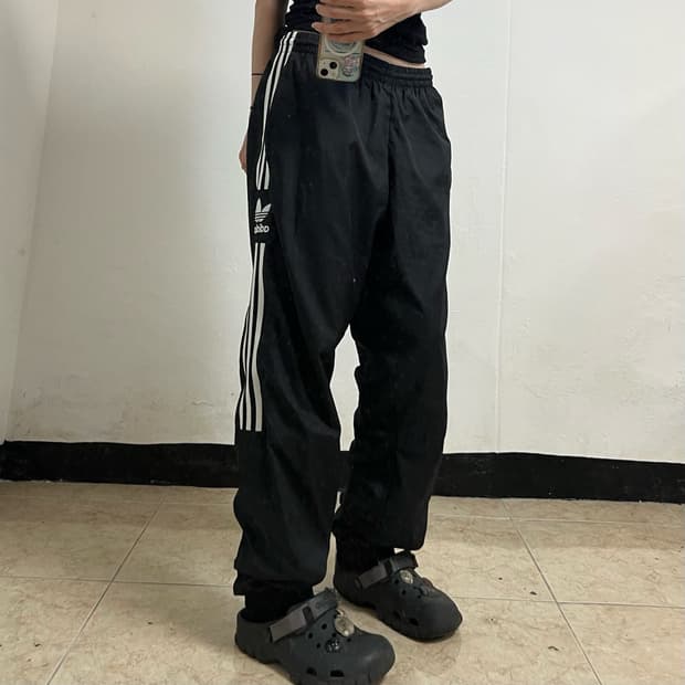 Adidas Black Lock Up Jogger Pants