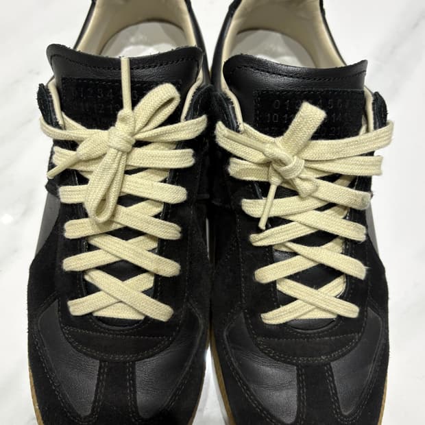 (정품)메종 마르지엘라 독일군 스니커즈 블랙40 2/1