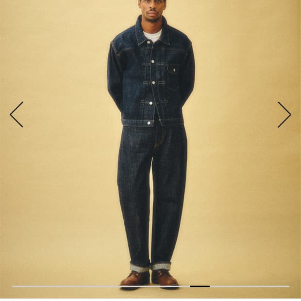 아웃스탠딩 멋렙 데님셋업 m사이즈 판매합니다.