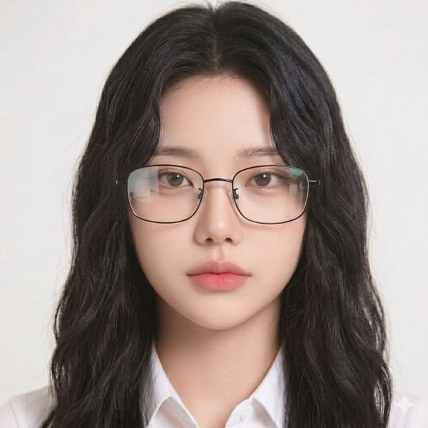 889 픽키안경 빅사이즈 골드 남녀공용 베타티타늄 초경량 스퀘어 프
