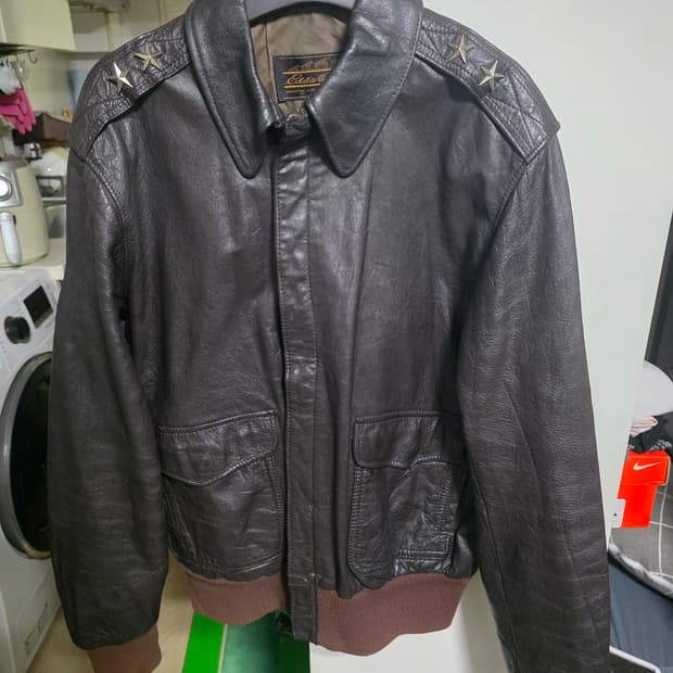 80s 에디바우어 A2 자켓