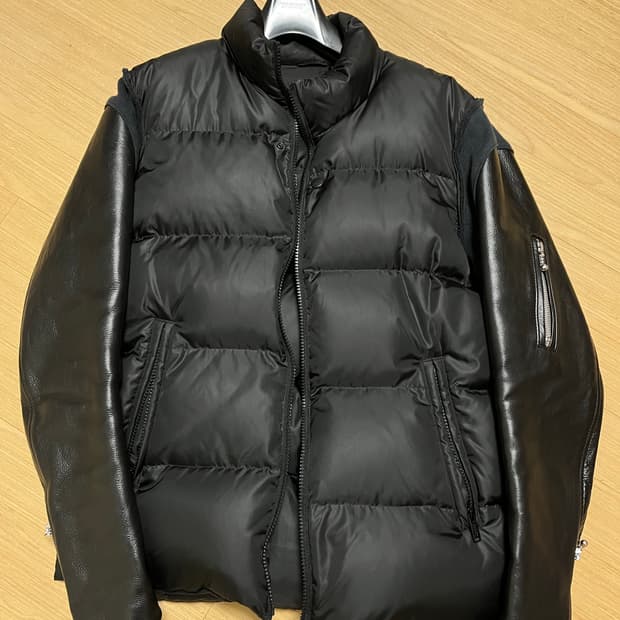 [2] 언더커버 레더슬리브 다운자켓