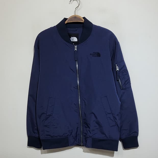 (M) 노스페이스 블루종 점퍼 네이비 아웃도어 바람막이 자켓 