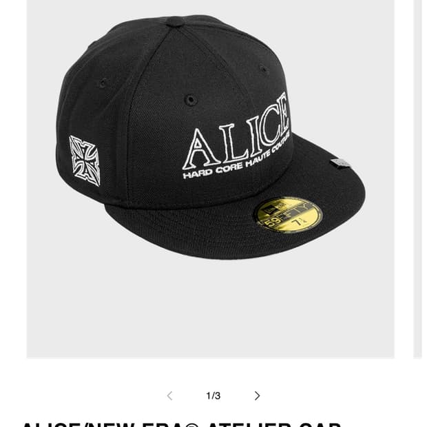 ALICEHOLLYWOOD NEWERA ATELIER CAP 7 5/8