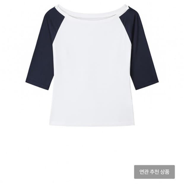 breeze 래글런 하프 티셔츠, 네이비
