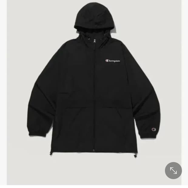 챔피온 풀집업 바람막이 S