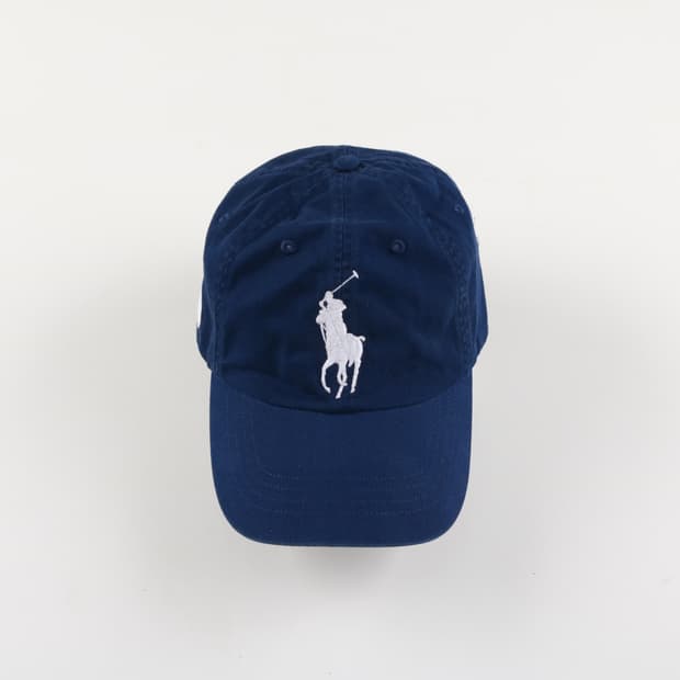 폴로 랄프로렌 빅포니 가죽 스트랩 볼캡 모자