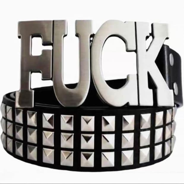 Fxxk studs belt opium