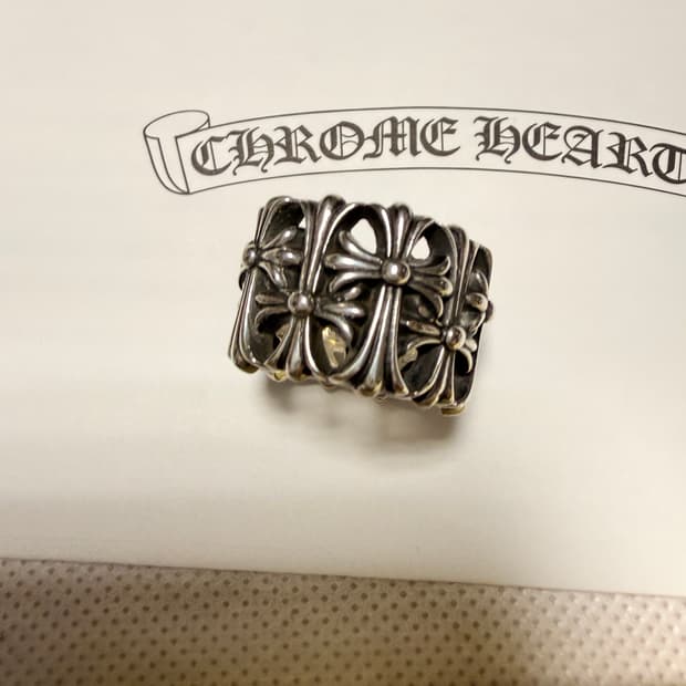 크롬하츠 세메터리 실버 링