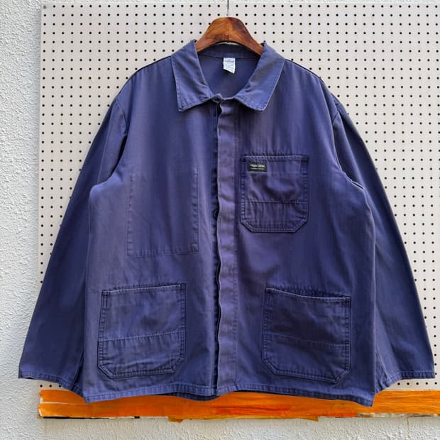 OLD EURO HBT FADED NAVY 헤링본트윌코튼 워크자켓
