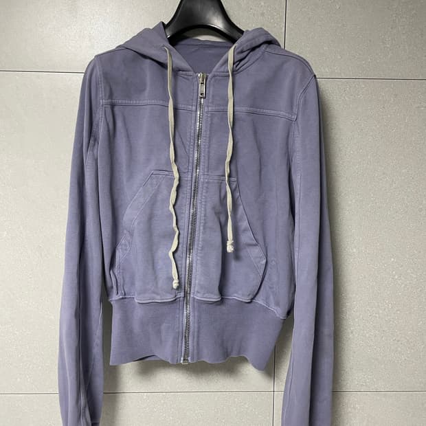 릭 오웬스 다크쉐도우 크롭 후드집업