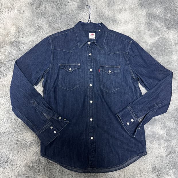 리바이스 웨스턴 데님셔츠 M사이즈
