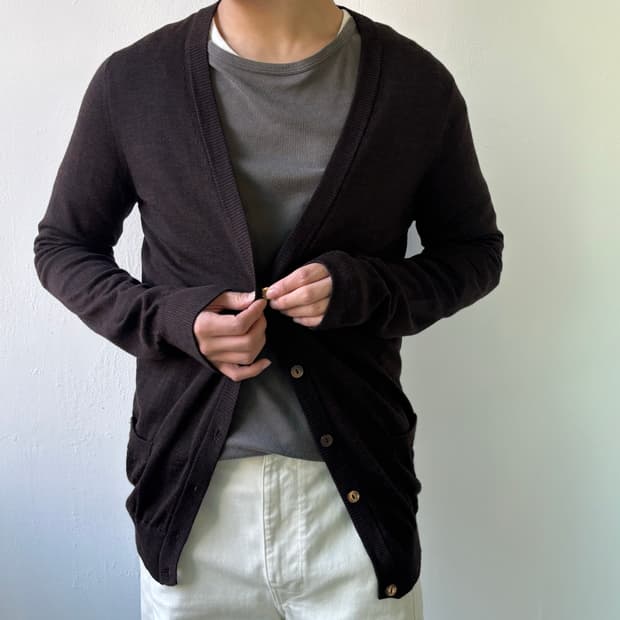 돌체앤가바나 버진 울 가디건