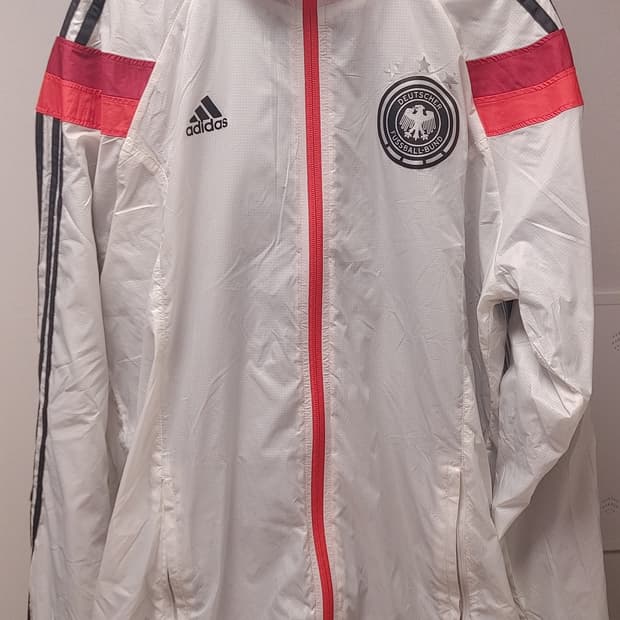 아디다스 독일 축구대표팀 14-15바람막이 화이트 105