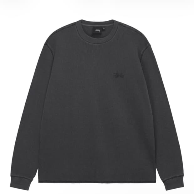 스투시 베이직 스탁 써멀 롱슬리브 티셔츠