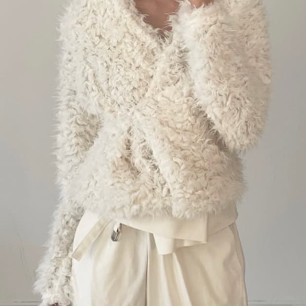 아델리오 퍼 가디건/자켓