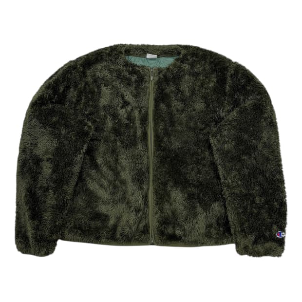 챔피온 일본판 재팬 쉐르파 플리스 뽀글이 후리스 카키그린 M