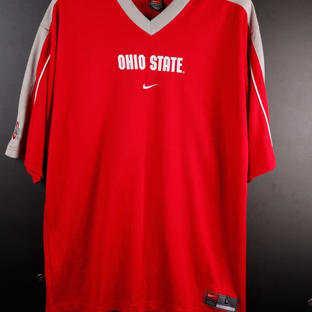 나이키 오하이오스테이트 빨강 반팔